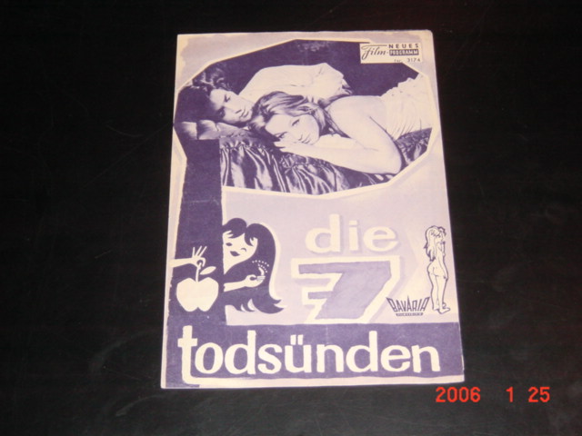 3174: Die 7 Todsünden ( Edouard Molinaro, Philippe de Broca, Jean-Luc Godard, Roger Vadim, Claude Chabrol, Sylvain Dhomme, Jacques Demy )