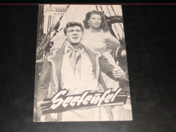 3178: Seeteufel ( Raoul Walsh ) Rock Hudson, Bryan Forbes, Yvonne de Carlo, Maxwell Reed, Denis O´Dea, Michael Goodlife, Jacques Brunius, Arthur Wontner, Gerard Oury