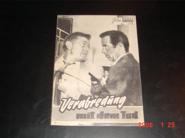 3185: Verabredung mit dem Tod ( Harold Daniels ) Gerald Mohr, Liz Renay, Harry Lauter, Stephanie Farnay, Ed Erwin, Robert Clarke, Red Morgan