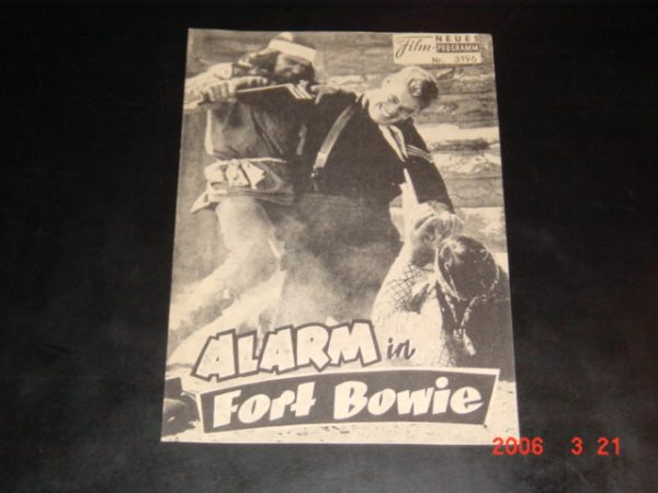 3196: Alarm in Fort Bowie ( Lesley Selander ) Chuck Connors, Susan Cummings, John Smith, Lisa Montell, George Neise, Robert Knapp