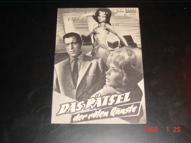 3198: Das Rätsel der roten Quaste ( Hubert Frank ) Vivi Bach, Laya Raki, Dietmar Schönherr, Slavo Svajger, Demeter Bitenc, JosePengov, Mario Di Stella
