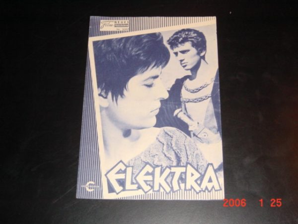 3207: Elektra (Michael Cacoyannis) Irene Papas, Aleka Catseli, Yannis Fertis, Theano Ioannidou, Notis Peryalis, Takis Emmanouil, Phoebus Rhazis, Manos Katrakis