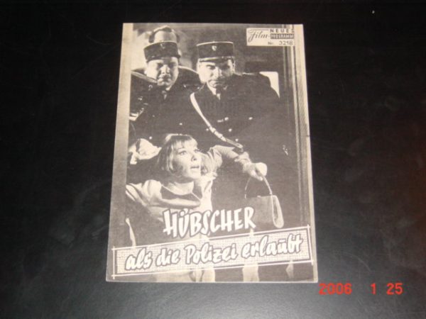 3218: Hübscher als die Polizei erlaubt (Anette Wademant) Dany Saval, Michel Serrault, Jean Poiret, Jacqueline Maillan, Jacques Charon, Helene Duc, Dominique Davray, Roger Pierre