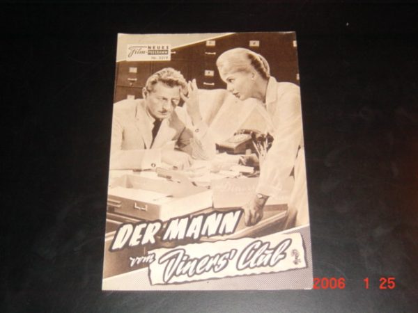 3219: Der Mann vom Dinners Club (Frank Tashlin) Danny Kaye, Telly Savalas, Martha Hyer, Clara Williams
