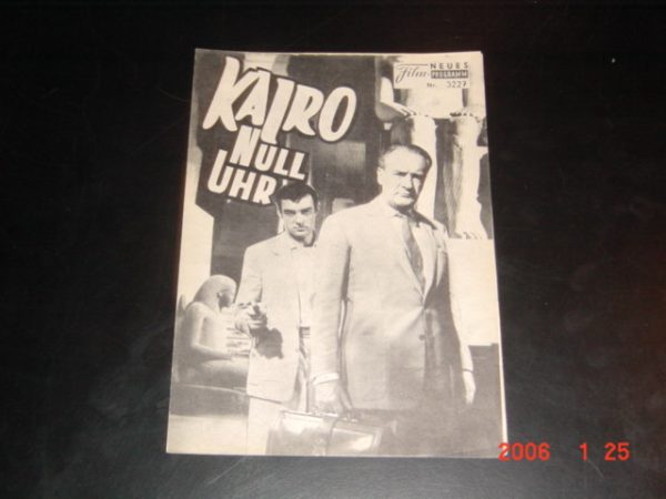 3227: Kairo Null Uhr (Wolf Rilla) George Sanders, Richard Johnson, Faten Hamama, John Meillon, Eric Pohlmann, Walter Rilla, Ahmed Mazhar, Kamal el Shenawy