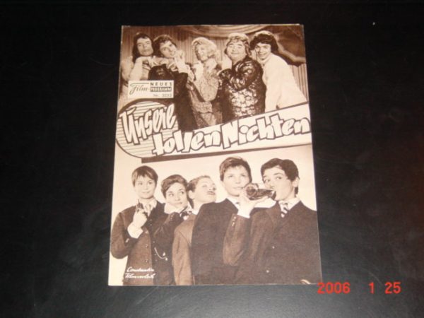 3233: Unsere tollen Nichten (Rolf Olsen) Gunther Philipp, Gus Backus, Kurt Grosskurth, Udo Jürgens, Henning Heers, Vivi Bach, Ruth Stephan, Evi Kent, Irene Mann, Hannelore Auer, Oskar Sima, Paul Hörbinger, Rudolf Carl