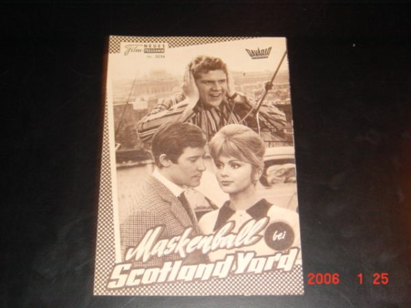 3234: Maskenball bei Scotland Yard (Domenico Paolella) Bill Ramsey, Trude Herr, France Anglade, Stelvio Rosi, Carlo delle Piane, Raoul Retzner, Rudolf Carl