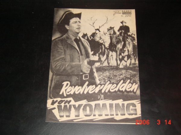3240: Revolverhelden von Wyoming (Tay Garnett) Robert Taylor, Joan Caulfield, Robert Loggia, Robert Middleon, Larriy Gates, Malcolm Atterbury, William Windom, Virginia Christine, Ray Teal, Richard Devon, Robert Ivers, Maggie Pierce, Woodrow Palfrey, Richa