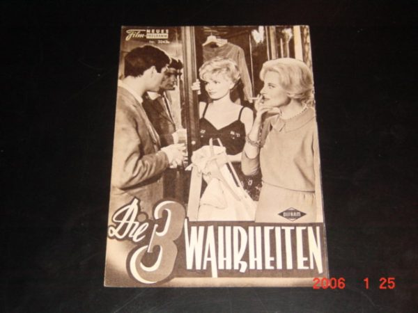 3243: Die 3 Wahrheiten (Francois Villiers) Michele Morgan, Catherine Spaak, Jean-Claude Brialy