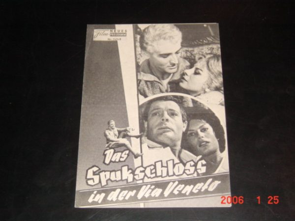 3248: Das Spukschloss in der Via Veneto (Antonio Pietrangeli) Marcello Mastroianni, Sandra Milo, Tino Buazzelli, Claudio Catania
