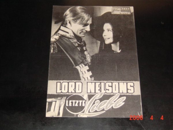 3259: Lord Nelsons letzte Liebe (Alexander Korda) Vivien Leigh, Laurence Olivie, Alan Mowbray, Sara Allgood, Gladys Cooper, Henry Wilcoxon, Heather Angel, Halliwell Hobbes, Gilbert Emery, Miles MAnder, Louis Alberni