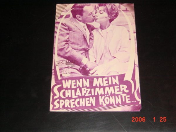 3275: Wenn mein Schlafzimmer sprechen könnte (Bud Yorkin) Frank Sinatra, Jill St. John, Tony Bill, Lee J. Cobb, Molly Pincon, Barbara Rush, Dan Blocker, Phyllis McGuire