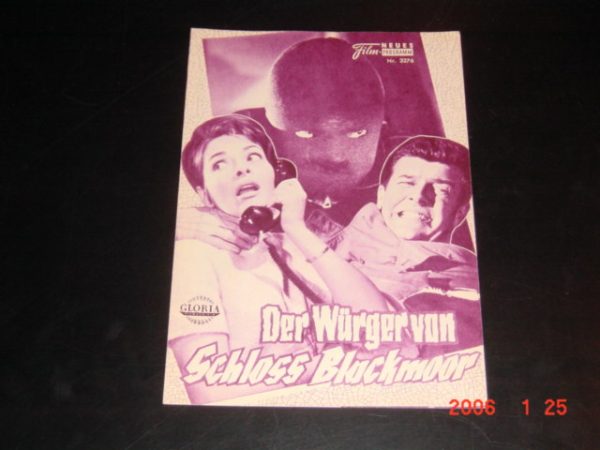 3276: Der Würger von Schloss Blackmoor ( Edgar Wallace ) Karin Dor, Ingmar Zeisberg, Harry Riebauer, Walter Giller, Rudolf Fernau, Dieter Eppler, Hans Reiser, Hans Nielsen, Richard Häussler, Gerhard Hartig