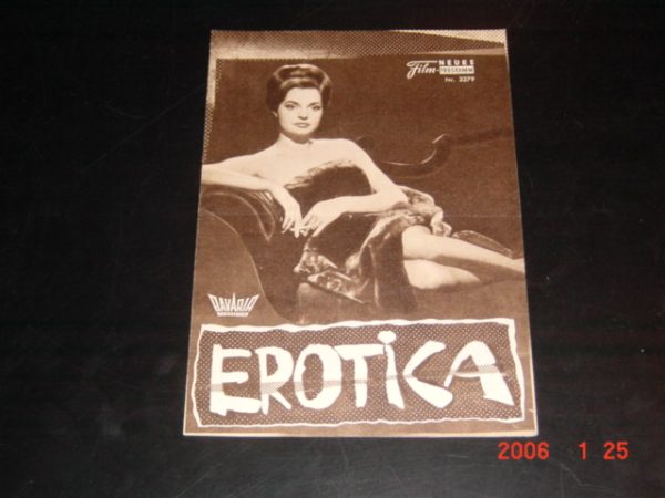 3279: Erotica (Luciano Lucignani) Nadja Tiller, Catherina Spaak, Lilli Palmer, Vittorio Gassman, Lilla Brignone, Adriano Rimoldi