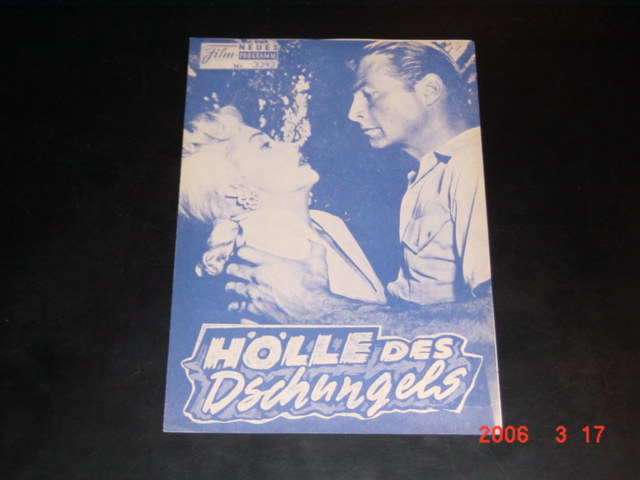 3343: Hölle des Dschungels (Howard W. Koch) Lex Barker, Mari Blanchard, Glenn Langan, James Westerfield, Rhodes Reason, Miyoko Sasaki, Bob Okazaki, Glenn Dixon