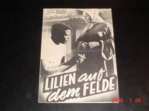 3346: Lilien auf dem Felde (Ralph Nelson) Sidney Poitier, Lilia Skala, Lisa Mann, Isa Crino, Francesca Jarvis, Pamela Branch, Stanley Adams, Dan Frazer