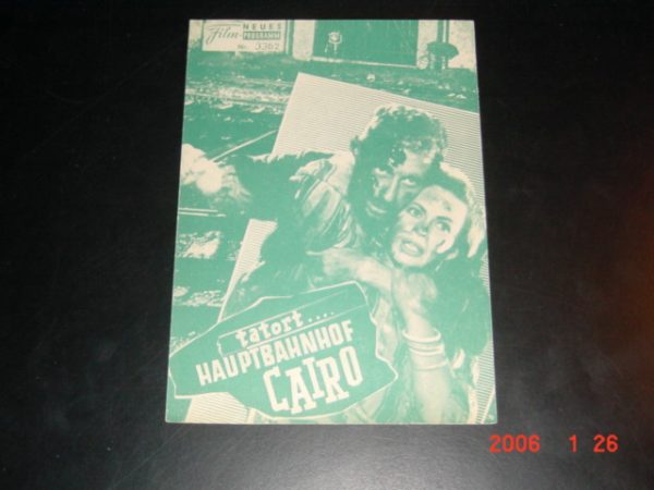 3362: Tatort...Hauptbahnhof Cairo (Youssef Chahine) Youssef Chahine, Hind Rostom, Farid Chawky