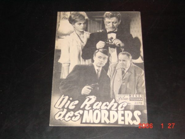 3378: Die Rache des Mörders (Gerard Glaister) Bernard Lee, Alexander Kknox, Moira Redmond, William Russell, Richard Vernon, Richard Warner