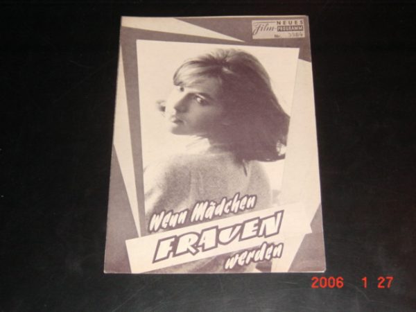 3384: Mädchen Frauen werden (Alberto Lattuada) Katharina Spaak, Jean Sorel, Christian Marquand, Oliviero Dani, Milly, Patrizia Bini