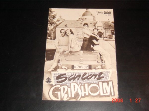 3387: Schloss Gripsholm (Kurt Hoffmann) Nadja Tiller, Walter Giller, Jana Brechova, Hanns Lothar, Agnes Windeck