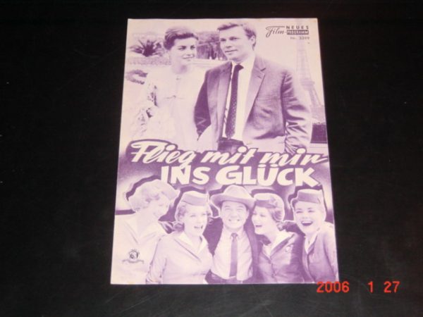 3399: Flieg mit mir ins Glück (Henry Levin) Hug O´Brian, Karl Malden, Dolores Hart, Pamela Tiffin, Karl Malden, Lois Nettleton, Dawn Addams