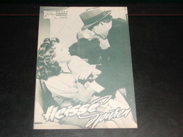 3402: Heisse Spuren ( Fear no more ) ( Bernard Wiesen ) Jacques Bergerac, Mala Powers, John Harding, Helena Nash, John Bear, Ann Carroll, Robert Karnes, Peter Brocco, Peter Virgo, Gregory Irvin
