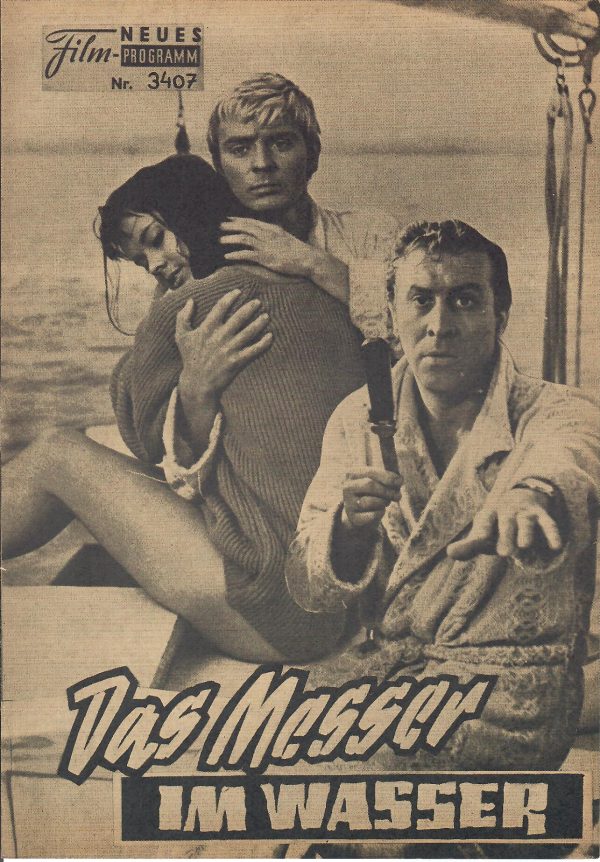 3407: Das Messer im Wasser ( Roman Polanski ) Leon Niemczyk, Jolanta Umecka, Zygmunt Malanowicz