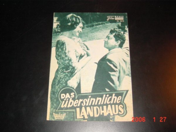 3413: Das übersinnliche Haus ( Pierre Chenal ) Maria Schell, Paul Meurisse, Sylvie Breal, Yvonne Clech, Claude Mann, Noel Roquevert, Christa Lange, Jacques Dufilho, Pierre Sergeol