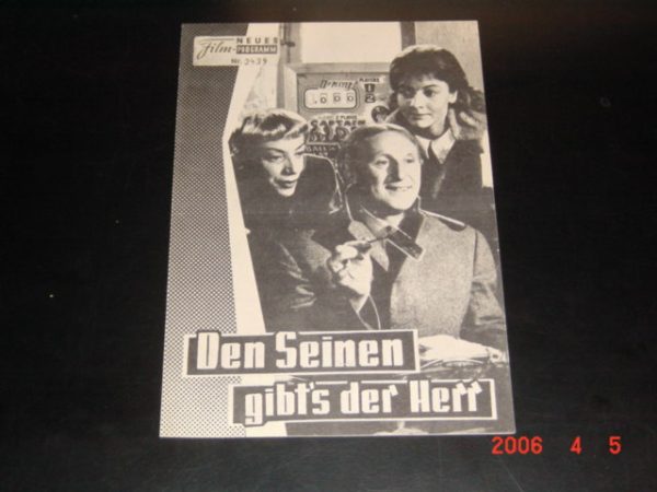 3439: Den Seinen gibt´s der Herr ( Jean-Pierre Mocky) Andre Bourvil, Jean Yonnel, Jean Poiret, Francis Blanche, Veronique Nordey, Jean Tissier, SOlange Certain, Michel Perez, Bernard Lavalette