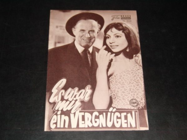 3446: Es war mir ein Vergnügen ( Imo Moszkowicz ) Esther Ofarim, Helen Vita, Axel von Ambesser, Hanne Wieder, Michael Hinz, Alice Treff, Harry Riebauer, Gisela Fackelday, Christiane Maybach, Abraham Ofarim, Dick Price