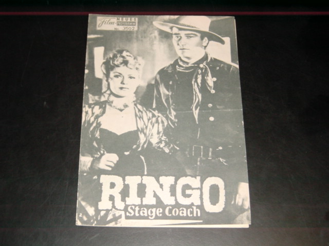 3502: Ringo ( Stage Coach ) ( John Ford ) John Wayne, Claire Trevor, Thomas Mitchell, John Carradine, Andy Devine, Donald Meek, Louise Platt