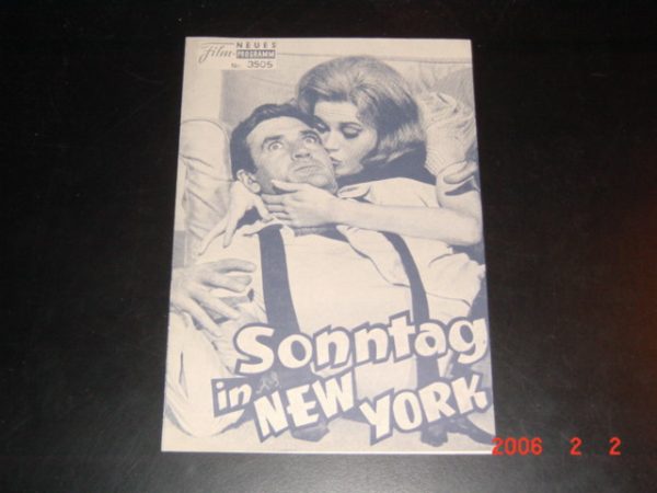 3505: Sonntag in New York ( Peter Tewksbury ) Cliff Robertson, Jane Fonda, Rod Taylor, Robert Culp, Jo Morrow, Jim Backus