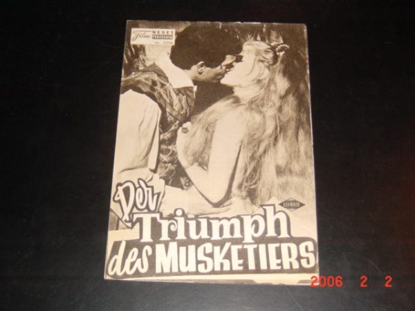 3506: Der Triumph des Musketiers ( Bernard Borderie ) Gerard Barray, Valerie Logrange, Philippe Lemaire, Guy Delorme, Caroline Rami, Robert Berri, Jean Topart, Jacques, Castelot, Christiane Minazzoli, Jacqueline Danno, Isa Miranda, Sophie Hardy, Yvan Chi