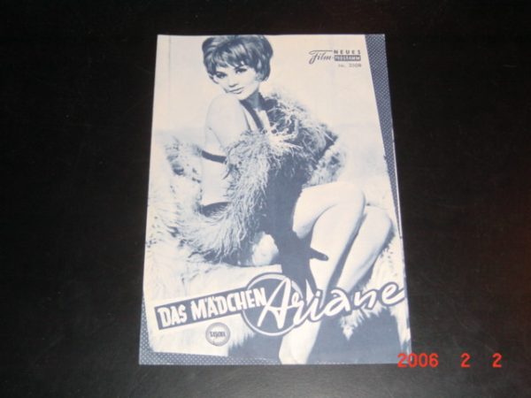 3508: Das Mädchen Ariane ( Jacques Poitrenaud ) Dany Saval, Krista Nico, Darry Cowl, Jean Sobieski, Umberto Orsini, Alice Cocea, Yves Barsac, Jean Pissier, Jean Pierre Zola, Norma Dugo