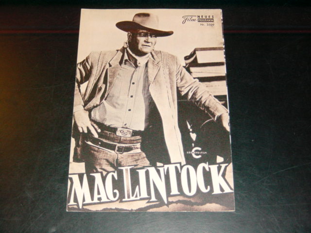 3509: Mac Lintock ( Andrew V. Mc Laglen ) John Wayne, Maureen O´Hara, Yvonne De Carlo, Patrick Wayme, Stefanie Powers, Jack Kruschen, Chill Wills, Jerry Van Dyle, Edgar Buchanan, H. W. Gim, Aissa Wayne