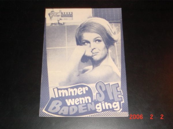 3523: Immer wenn Sie baden ging ( Erik Balling ) Gitta Nörby, Dirk Passer, Maria Garland, Johannes Meyer, Paul Hagen, Hans Kurt, Brigitte Federspiel