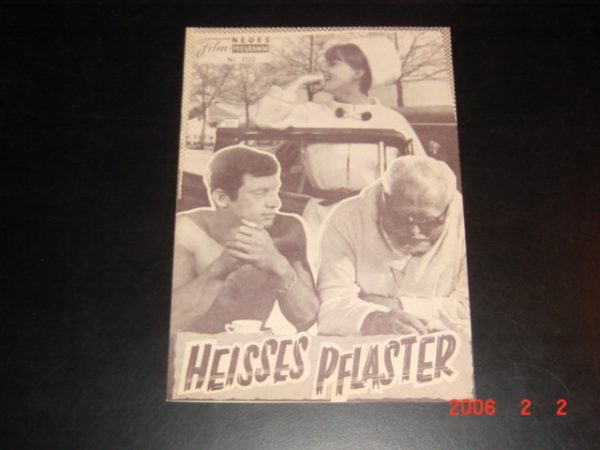 3530: Heisses Pflaster ( Marcel Ophuels ) Jean - Paul Belmondo, Jeanne Moreau, Gert Fröbe, Claude Brasseur, Charles Regnier, Jean-Pierre Marielle