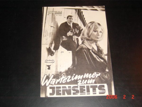 3537: Wartezimmer zum Jenseits ( Alfred Vohrer ) Klaus Kinski, Götz George, Hans Clarin, Hildegard Knef, Richard Münch, Carl Lange, Heinz Reincke, Adelheid Seeck, Pinkas Braun, Hans Paetsch, Jan Hendriks