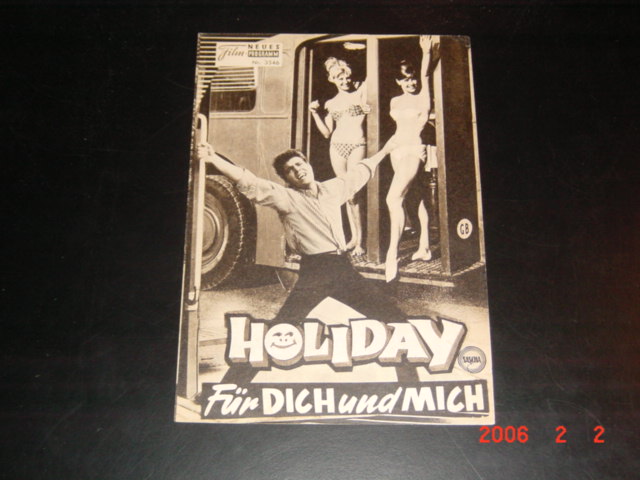 3546: Holiday Für Dich und Mich (Peter Yates) Cliff Richard, Lauri Peters, Melvyn Hayes, Una Stubbs, Teddy Green, Pemela Hart, Jeremy Bulloch, Jaqueline Darly, Madge Ryan, Lionel Murton, Christine Lawson, Ron Moody, David Kossoff, Wendy Barry, Nicholas