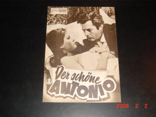 3549: schöne Antonio (Mauro Bolognini) Claudia Cardinale, Marcello Mastroianni, Pierre Brasseur, Rina Morelli, Thomas Milian, Fulvia Mammi, Patrizia Bini