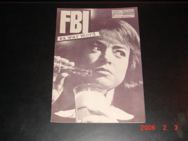 3590: FBI es war Mord ( Manuel Mur Oti ) Olga Zubarry, Alberto de Mendoza, Luis Prendes, Katia Loritz, Jose Nieto, Jorge Vico