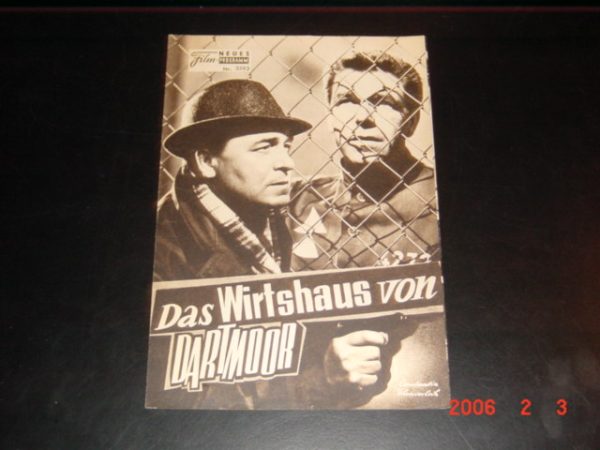 3593: Das Wirtshaus von Dartmoor ( Rudolf Zehetgruber ) Mady Rahl, Heinz Drache, Paul Klinger, Ingmar Zeisberg, Judith Dornys, Friedrich Joloff, Dieter Eppler, Kai Fischer, Stanislav Ledinek, Friedrich Schoenfelder, Fritz Eberth, Gerhard Hartig, Artur Sc