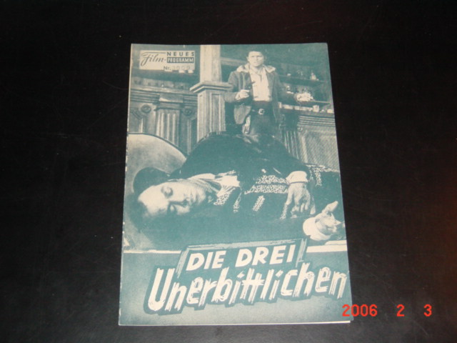 3609: Die drei Unerbittlichen (J. R. Marchent) Geoffrey Horne, Christina Gaion, Robert Hundar, John Mac Douglas, Fernando Sancho, Paul Piaget