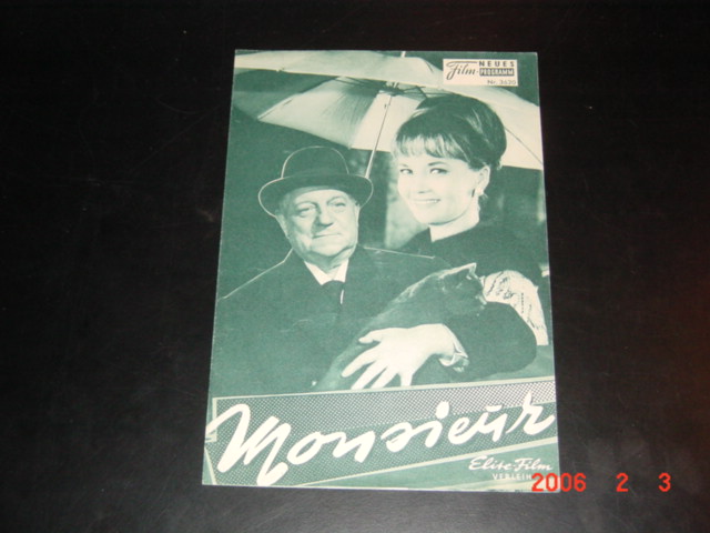 3620: Monsieur (Jean-Paul le Chanois) Jean Gabin, Liselotte Pulver, Mireille Darc, Peter Vogel, Philippe Noiret, Heinz Blau