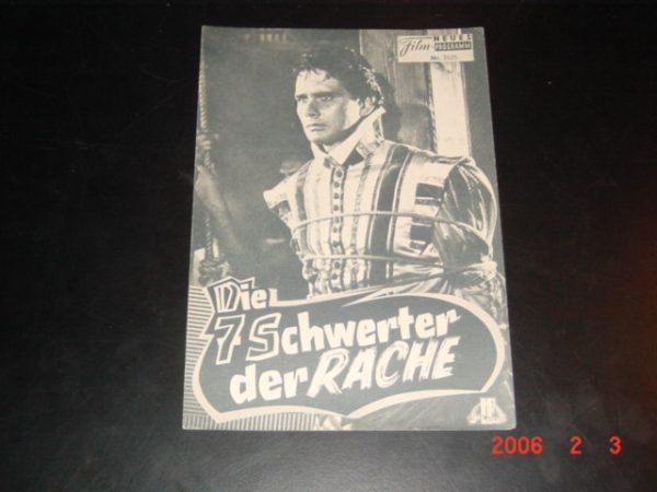 3625: Die 7 Schwerter der Rache (Riccardo Freda) Brett Halsey, Giulio Bosetti, Beatrice Altariba, Gabriele Antonini, Mario Scaccia, Gabriele Tinti