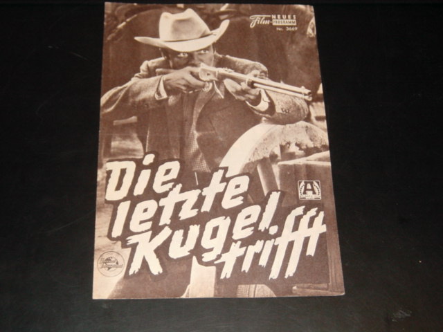 3669: Die letzte Kugel trifft (R. G. Springsteen) Audie Murphy, Darren McGavin, Ruta Lee, Skip Homeier, George Tobias, Beverly Owen, Berkeley Harris, Alan Hale, Edward Platt
