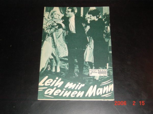 3679: Leih mir deinen Mann (David Swift) Romy Schneider, Jack Lemmon, Dorothy Provine, Michael Connors