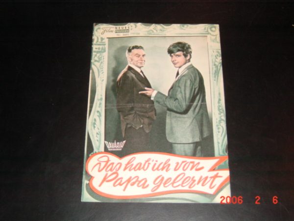3691: hab ich von Papa gelernt (Acel von AMbesser) Willy Fritsch, Gertraud Jesserer, Thomas Fritsch, Peter Vogel, Gustav Knuth, Paul Hörbinger, Axel von Ambesser, Marianne Chapuis, Barbara Stanyk, Frank Stoß, Ljuba Welitsch