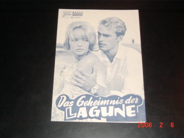 3697: Das Geheimnis der Lagune (Andre Versini) Sean Flynn, Karin Baal, Madeleine Rbinson, Ettore Manni, Hannes Messemer, Pierre Mondy, Daniel Emilfork, Margarete Hunt, Jacques Dufilho, Jacques Monod, Gaston Woignez