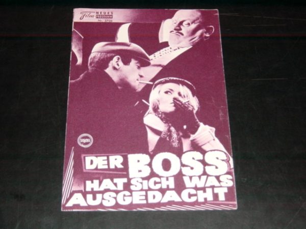 3706: Der Boss hat sich was ausgedacht (Jean Becker) Jean Paul Belmondo, Jean Seberg, Gert Fröbe, Jean-Pierre Marielle, Enrico Maria Salerno, Wolfgang Preiss, Michael Beaune, Roberto Damardiel, Renate Ewert